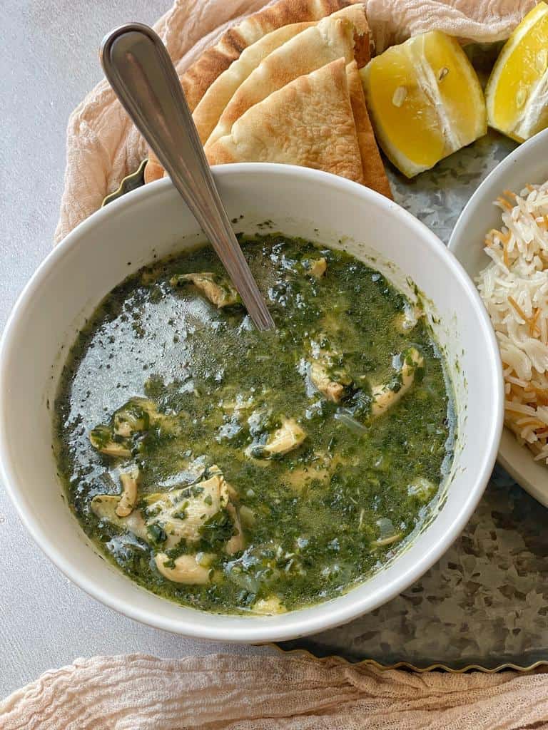 Molokhia with Chicken